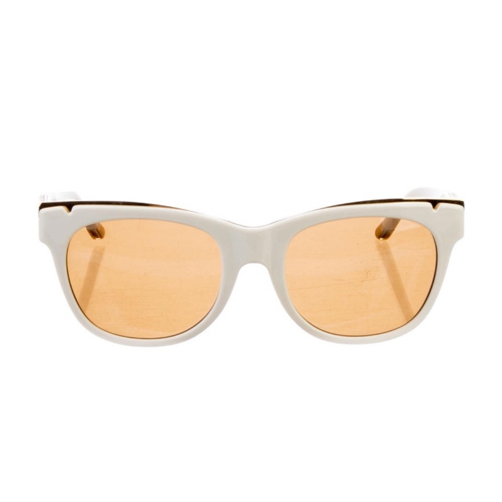 Tory Burch White and wayfarer Sunglasses
